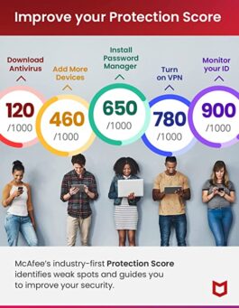 McAfee Security for Business 2023 | 10 Devices | Amazon Exclusive | Antivirus Internet Security Software | VPN, Password Manager, 2 Tech Support Calls | 1 Year Subscription [Instant Download Code]